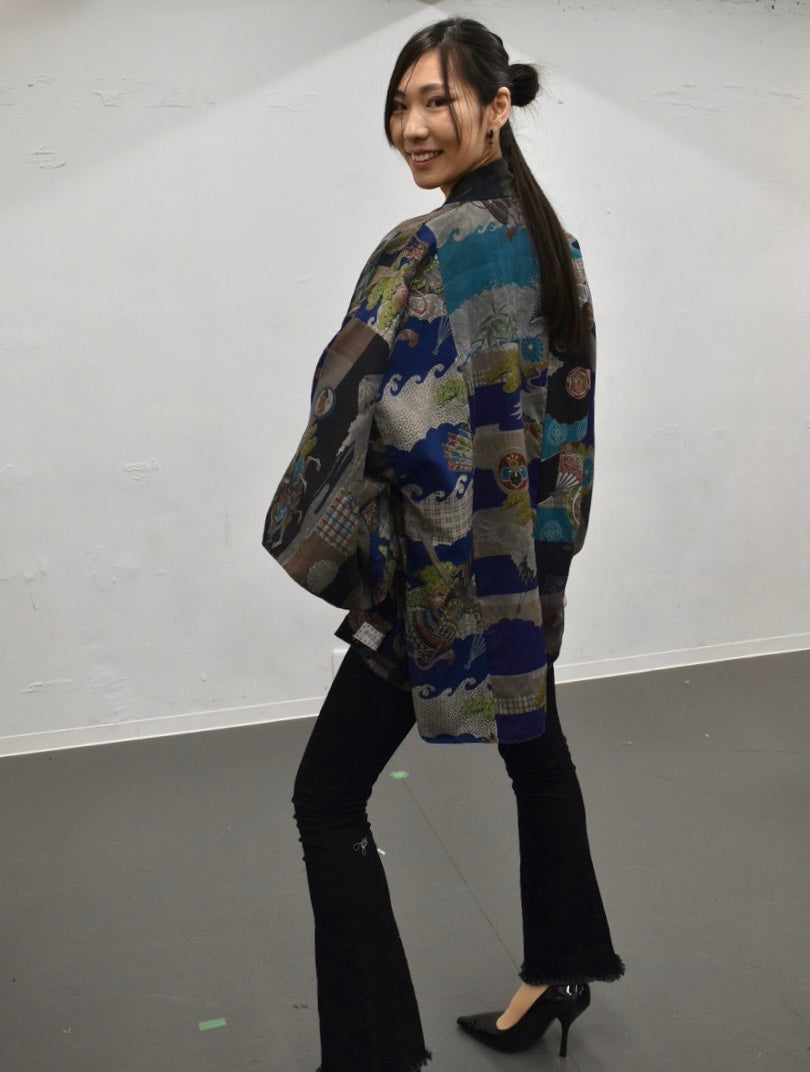 Giacca kimono reversibile da bambino 2332