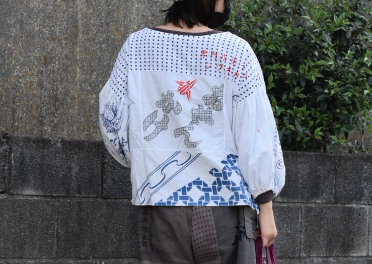 白手ぬぐいのプルオーバー 2325