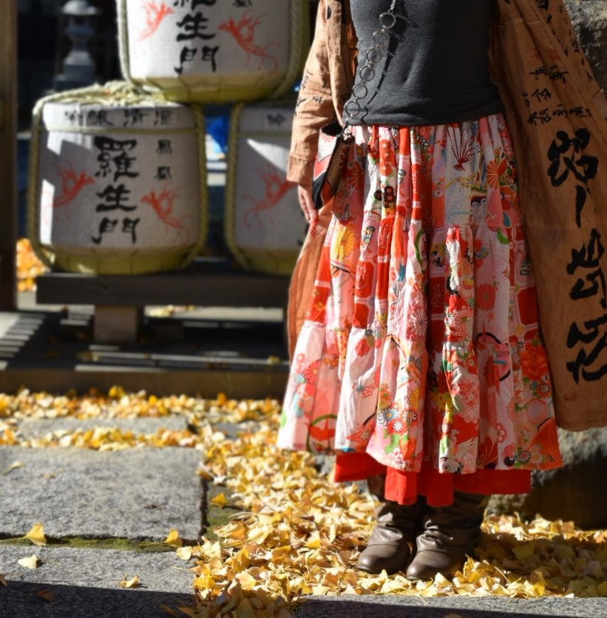 Girls Kimono skirt